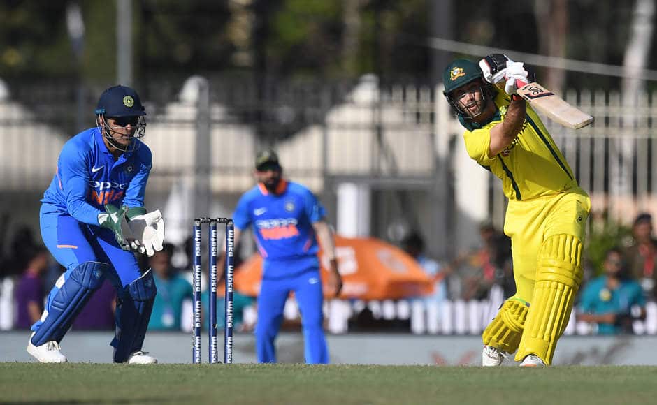 Glenn Maxwell played another handy innings for Australia scoring a quick 31-ball 47, including three sixes and three fours. Australia posted 313 on the board. AFP