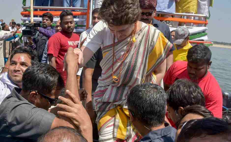 The Congress leader had kicked off her party's campaign in Uttar Pradesh with the boat ride on Monday. PTI The Congress leader had kicked off her party's campaign in Uttar Pradesh with the boat ride on Monday. PTI