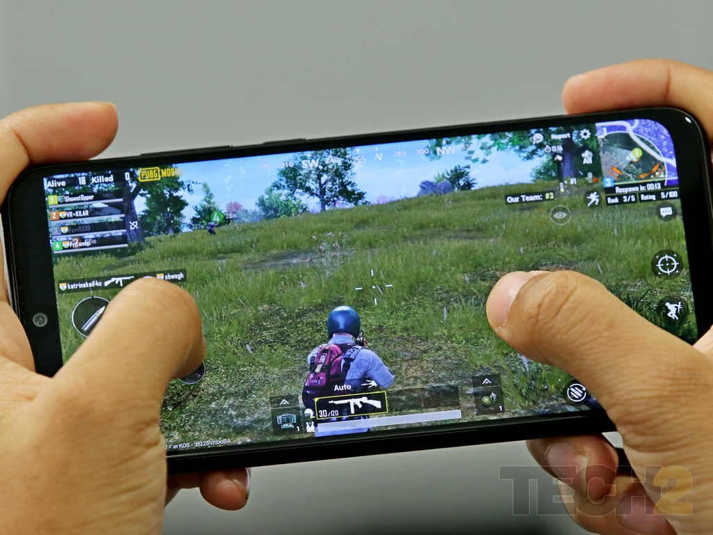 PUBG Mobile being played on Android smartphone. Image: tech2/Omkar
