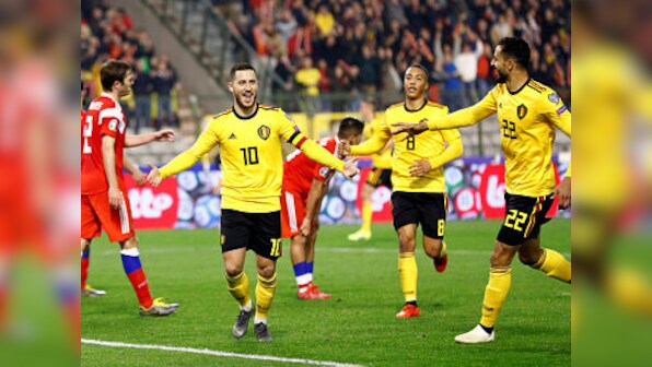 Euro 2020 qualifiers: Eden Hazard inspires Belgium to win over Russia; Memphis Depay shines in Netherlands' stroll