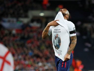 Euro 2020 qualifiers: Raheem Sterling dedicates England hattrick to deceased Crystal Palace youth player Damary Dawkins