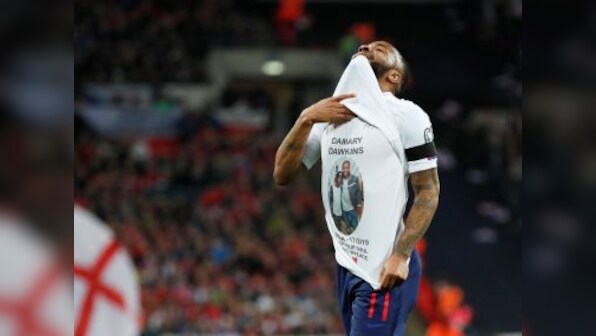 Euro 2020 qualifiers: Raheem Sterling dedicates England hattrick to deceased Crystal Palace youth player Damary Dawkins