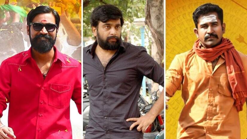Dhanush, Sasikumar and Vijay Antony (from left). Facebook