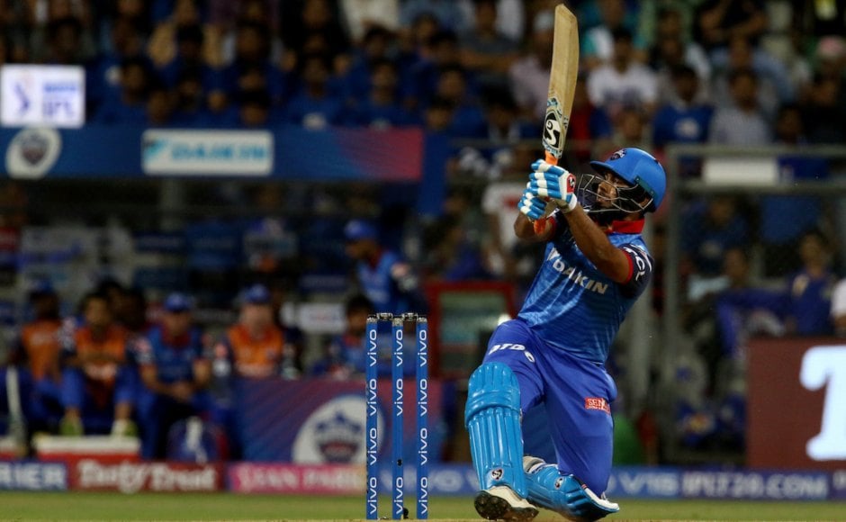 Rishabh Pant was the star of the match as he brought his best game forward scoring 78 off 27 to help DC score 213/6 against MI. Pant slammed seven sixes and seven fours during his whirlwind innings. Sportzpics 