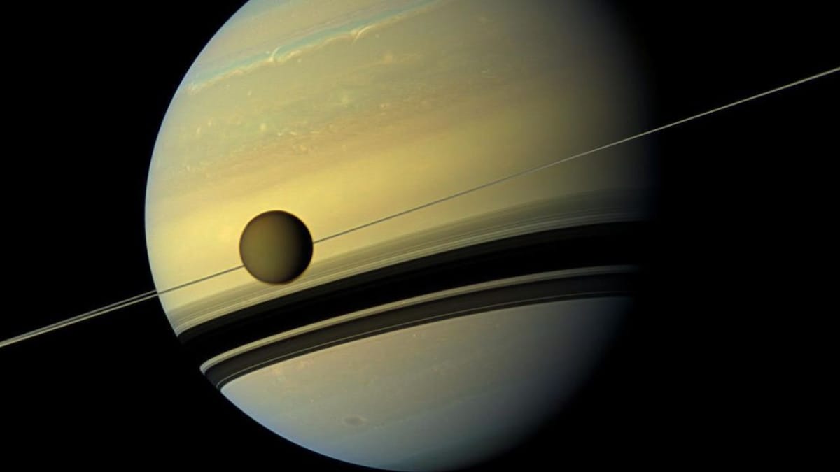 Saturn's moon Titan is drifting away from the planet faster than scientists had estimated