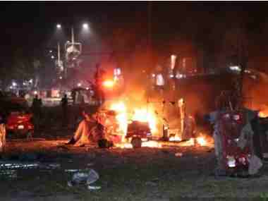 Bomb kills 11 near judge's home, hotel in Somali capital Mogadishu; Islamist extremist group Al-Shabab claims responsibility Bomb kills 11 near judge's home, hotel in Somali capital Mogadishu; Islamist extremist group Al-Shabab claims responsibility