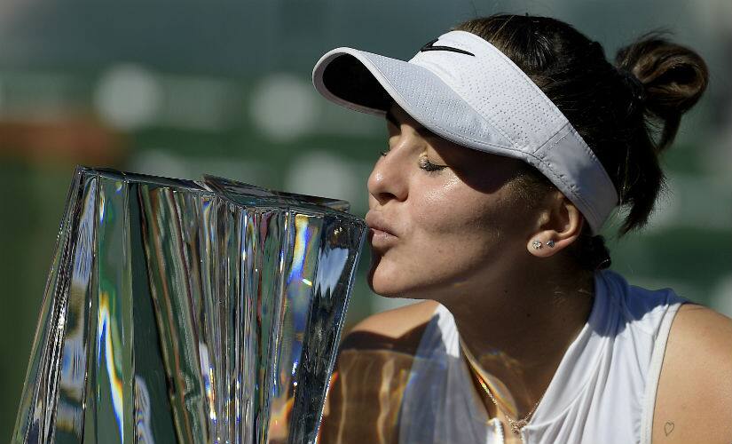 Canada’s Bianca Andreescu beat Germany’s Angelique Kerber 6-4, 3-6, 6-4. AP