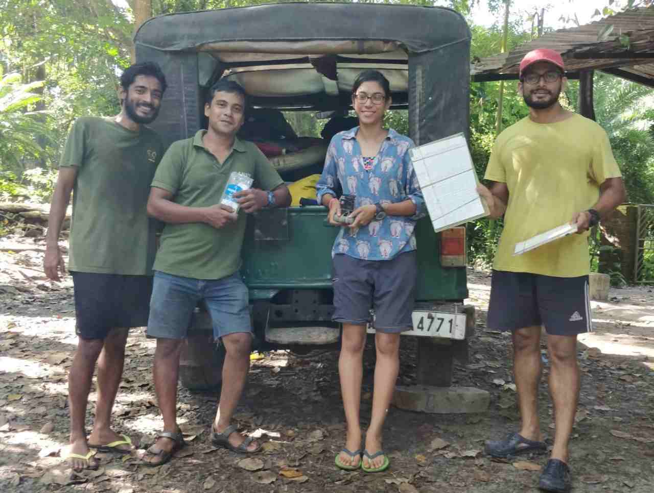 The research team included Vardhan Patankar (Wildlife Conservation Society-India and National Centre for Biological Sciences); Tanmay Wagh (Dakshin Foundation); and Aniruddha Marathe (Ashoka Trust for Research in Ecology and the Environment). Image: Author provided