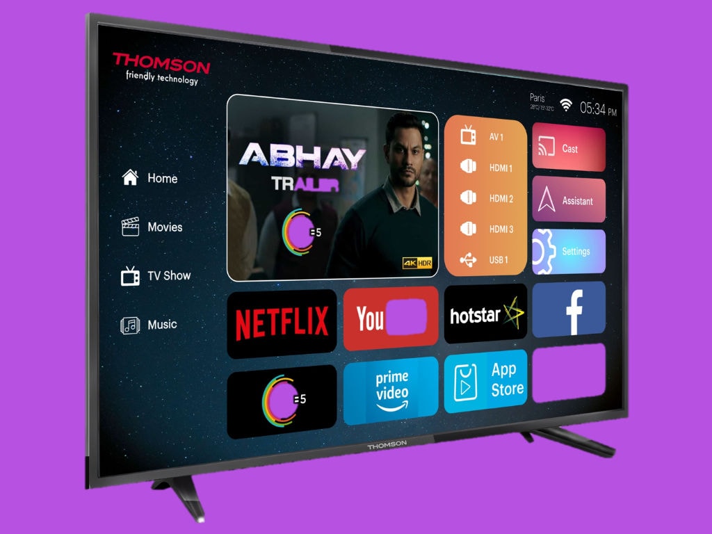 Thomson Launches First 40 Inch 4k Smart Tv In India Priced At Rs 