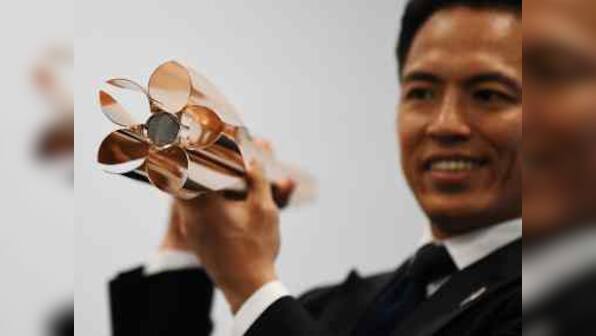 Tokyo Olympics 2020 organisers unveil cherry-blossom shaped torch as city prepares for famed flower season to begin