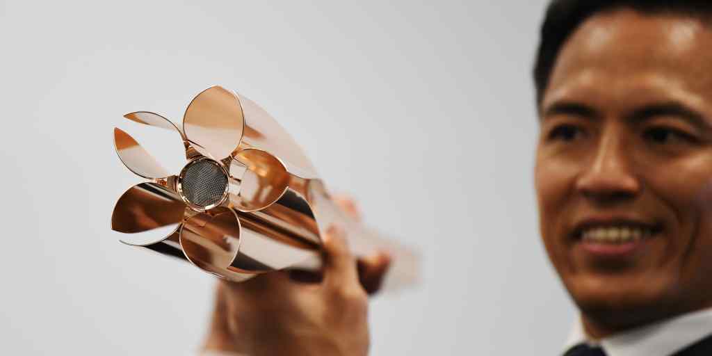 Tokyo Olympics 2020 organisers unveil cherryblossom shaped torch as