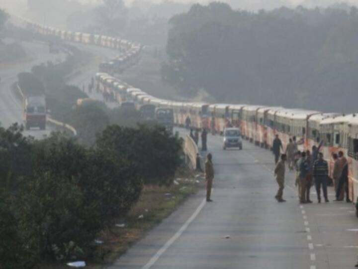 Uttar Pradesh sets new Guinness world record: 500 Kumbh Mela-special buses paraded on 3.2-km stretch