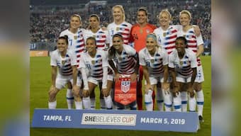 US women's football team files discrimination lawsuit against national federation demanding equal pay