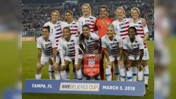 US women's football team files discrimination lawsuit against national federation demanding equal pay