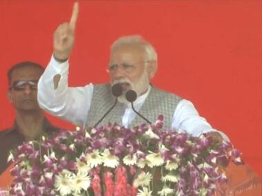 PM Narendra Modi in Kalaburgi. Twitter/BJP4India