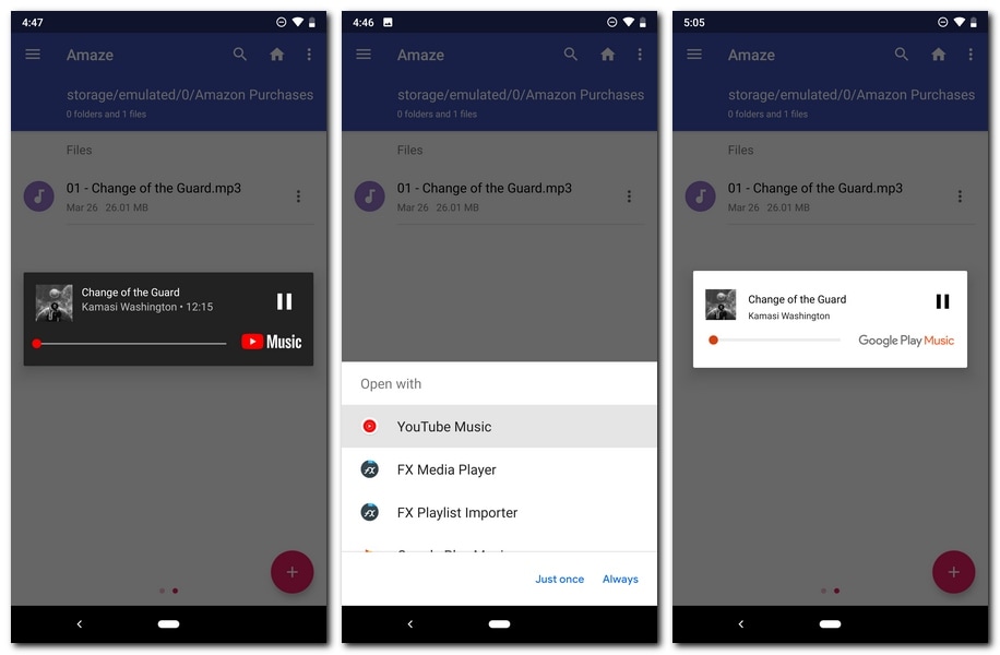 YouTube Music get local audio playback support. Image: Android Police