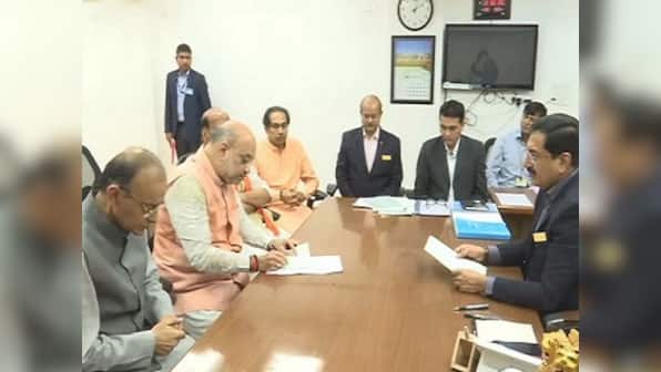 Amit Shah files nomination for Lok Sabha polls in Gandhinagar; affidavit shows BJP chief’s assets grew three times since 2012