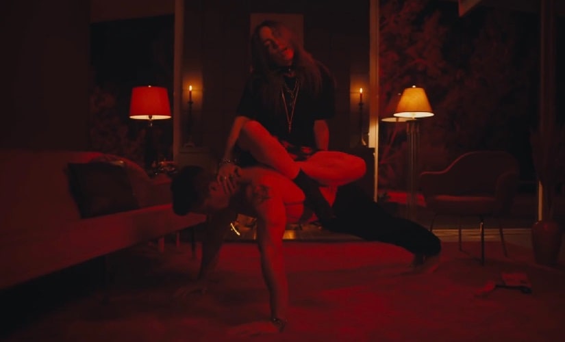 A still from 'bad guy'. Screenshot from YouTube