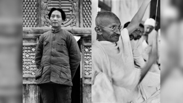 In a new exhibition of Walter Bosshard's photographs, glimpses from Gandhi and Mao's revolutions
