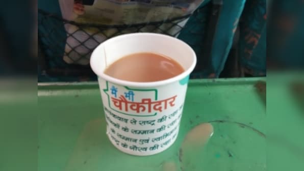 Political storm in a teacup: EC issues notice to Railways over 'Main Bhi Chowkidar' slogan on cups in Shatabdi