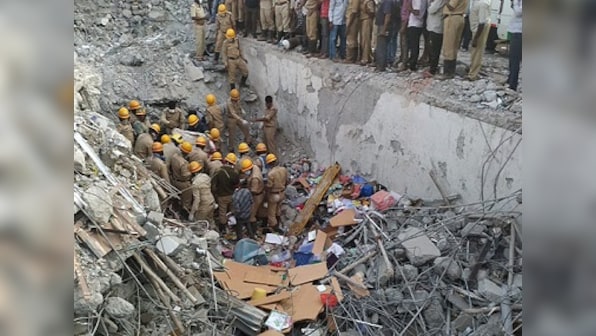 Dharwad building collapse: Toll rises to 14, rescue ops continue; HD Kumaraswamy announces magisterial inquiry