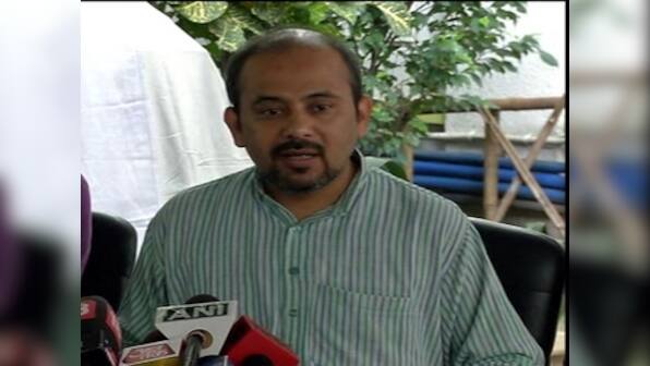 AAP leader Dilip Pandey protests proposed dumping grounds on Yamuna flood plains, takes aim at BJP