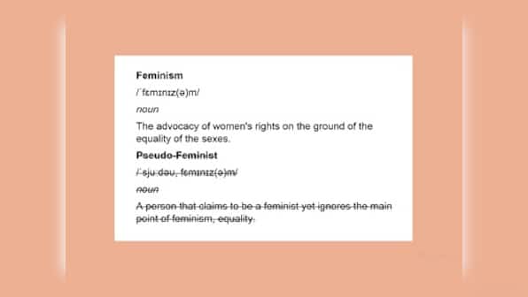 The 'pseudo'-feminism problem: Why people are compelled to brand others as fake and turn ideology into a skill