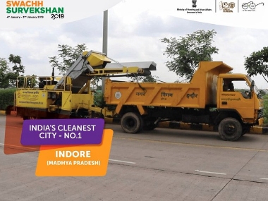 Swachh Survekshan Awards 2019: Indore claims 'cleanest city' title for third consecutive year Swachh Survekshan Awards 2019: Indore claims 'cleanest city' title for third consecutive year