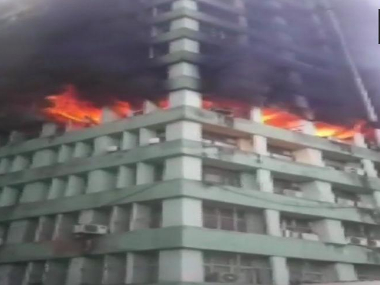 Fire at Delhi's CGO complex brought under control; CISF inspector who fainted at the site dies of asphyxiation Fire at Delhi's CGO complex brought under control; CISF inspector who fainted at the site dies of asphyxiation