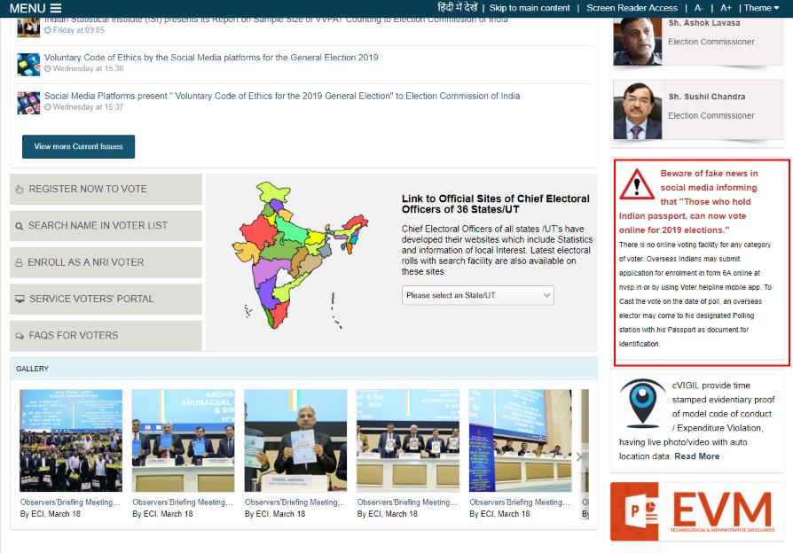 LS polls fact checker: Can NRIs vote online? No, all voters can only register online, clarifies Election Commission