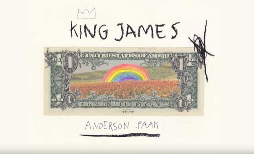 Cover art of Anderson.Paak's 'King James'. Screenshot from YouTube