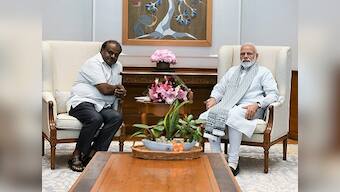 Narendra Modi meets HD Kumaraswamy: Karnataka CM asks PM for early release of Rs 2,064 drought relief fund