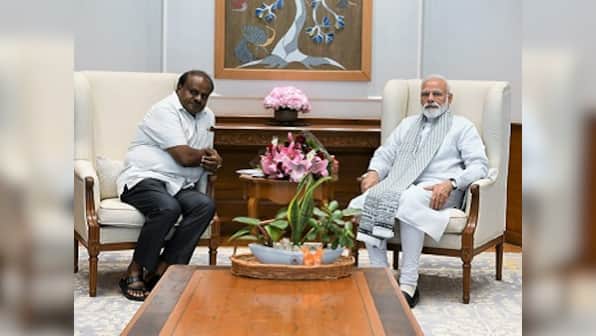 Narendra Modi meets HD Kumaraswamy: Karnataka CM asks PM for early release of Rs 2,064 drought relief fund