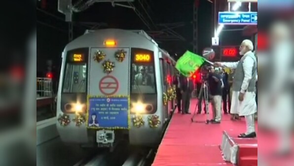 Narendra Modi inaugurates Delhi Metro's Red Line extension to Ghaziabad, passenger services to start from Saturday