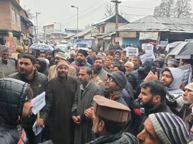 Jammu and Kashmir: NC holds protest rallies against Centre's quota amendments Jammu and Kashmir: NC holds protest rallies against Centre's quota amendments