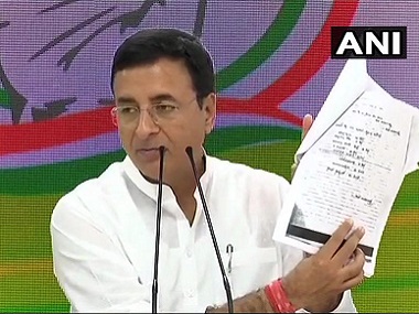 Narendra Modi can forgo Rs 3,50,000 cr loan of businessmen, but has trouble giving Rs 72,000 to poor: Randeep Surjewala Narendra Modi can forgo Rs 3,50,000 cr loan of businessmen, but has trouble giving Rs 72,000 to poor: Randeep Surjewala