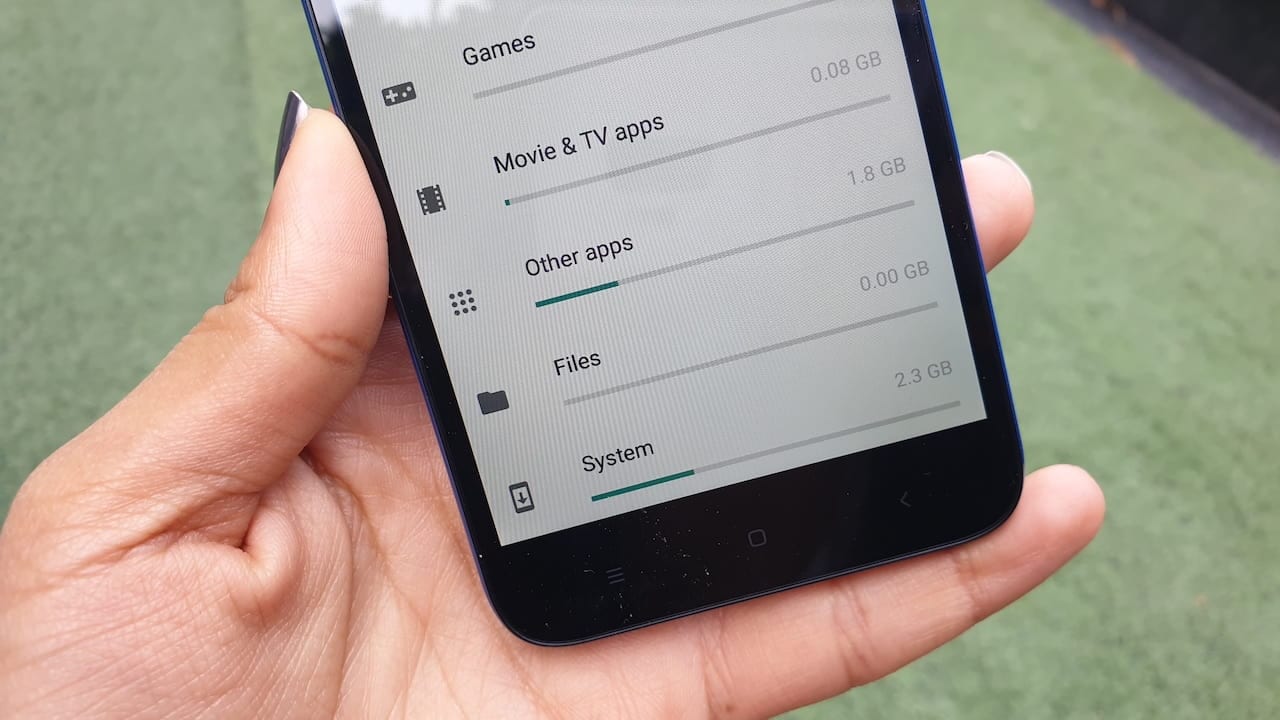 Redmi Go comes with 8 GB internal storage. Image: tech2/Nandini Yadav