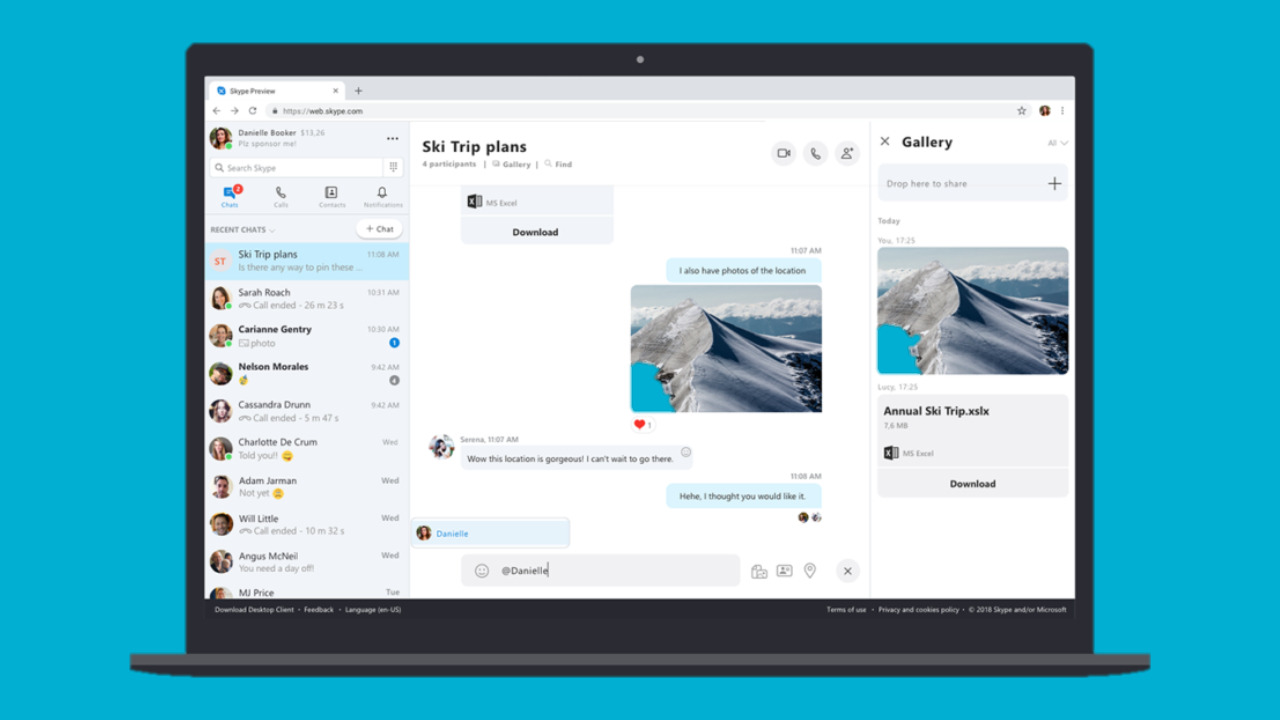 Skype for Web refreshed with new features like HD video calling, call record, more Skype for Web refreshed with new features like HD video calling, call record, more