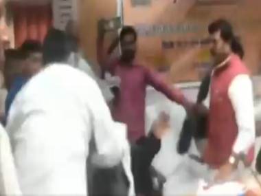 BJP MP thrashes party MLA with shoe in Uttar Pradesh: Footwear has had a long history as a tool for political protest BJP MP thrashes party MLA with shoe in Uttar Pradesh: Footwear has had a long history as a tool for political protest