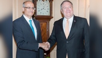 Secretary of State Michael Pompeo reaffirms US support to India in anti-terrorism fight in meeting with Foreign Secretary Vijay Gokhale