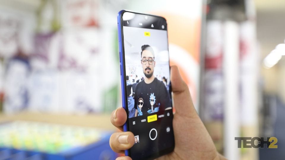 The Realme 3 Pro has a great selfie camera.