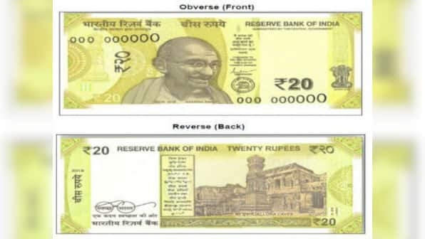 RBI to release new 'greenish-yellow' Rs 20 bank notes; earlier currency will continue to be legal tender