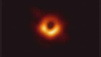 Black hole event horizon: This is the first image of a black hole captured using a global network of telescopes