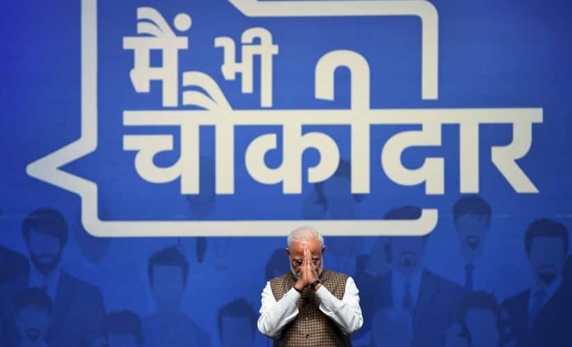 Addressing a &lsquo;Main bhi chowkidar&rsquo; event in New Delhi, he also said that the &lsquo;Mission Shakti, demonstrating India&rsquo;s anti-satellite missile capability, had nothing to do with polls and hit out at those opposing his announcement of it in an address to the nation. Twitter/@narendramodi