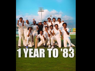 83: Ranveer Singh poses alongside his on-screen teammates in first look of upcoming sports drama 83: Ranveer Singh poses alongside his on-screen teammates in first look of upcoming sports drama