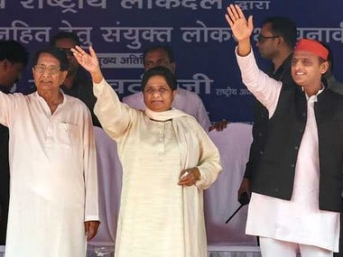 File image of Ajit Singh, Mayawati and Akhilesh Yadav. PTI