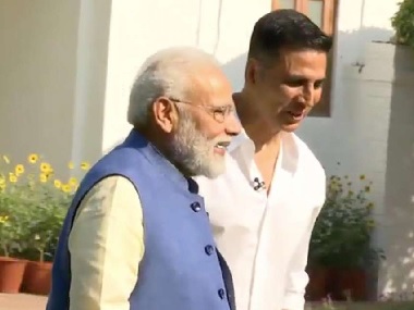 Akshay Kumar interviews Narendra Modi: An artistic appreciation of PM demonstrating ye olde ‘Man Tells Wife Joke’ Akshay Kumar interviews Narendra Modi: An artistic appreciation of PM demonstrating ye olde ‘Man Tells Wife Joke’