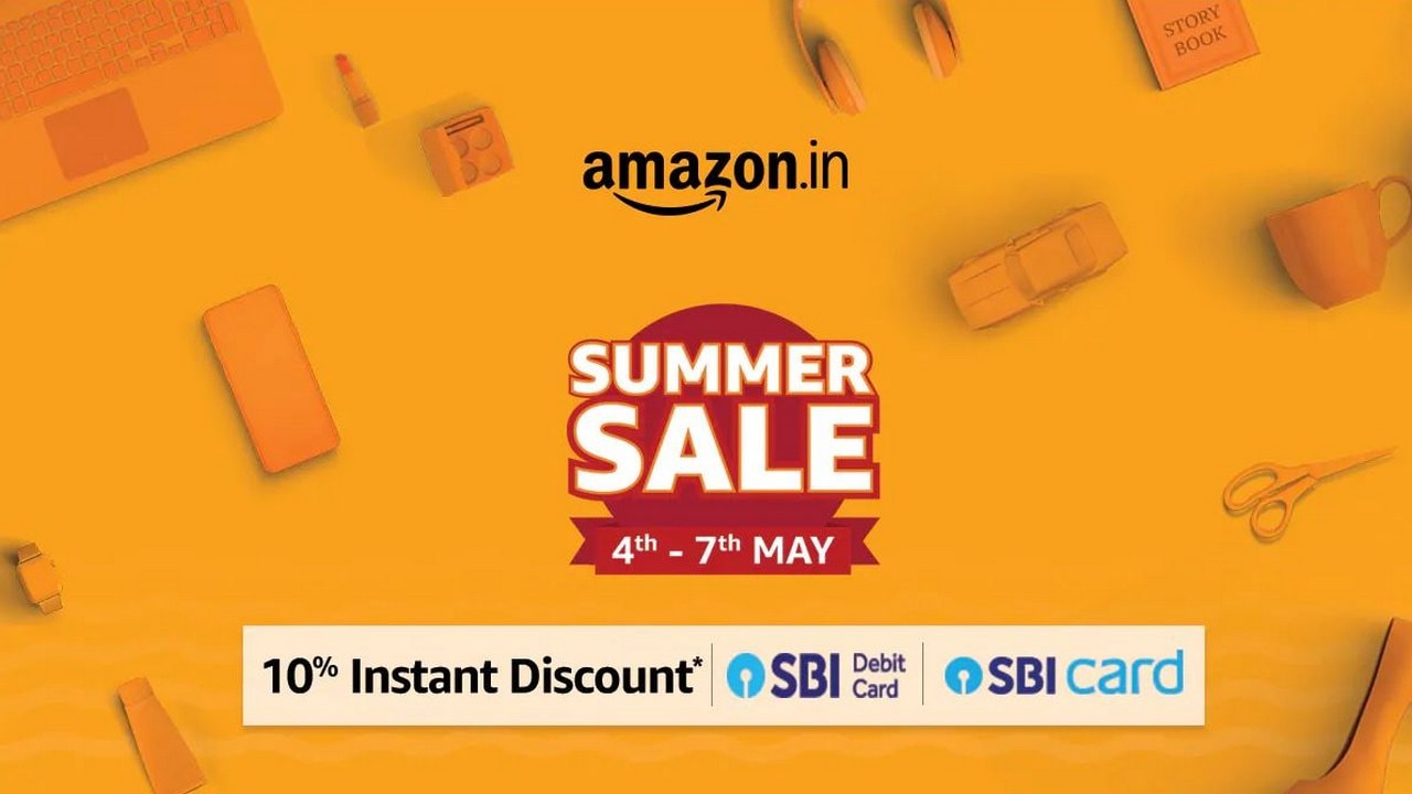 Amazon Summer Sale 2019 banner. Image: Amazon India