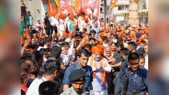 Amit Shah in Gujarat; Lok Sabha Election 2019 LIVE updates: Amid Article 370 row, BJP chief asks crowd to chant 'entire Kashmir is ours'