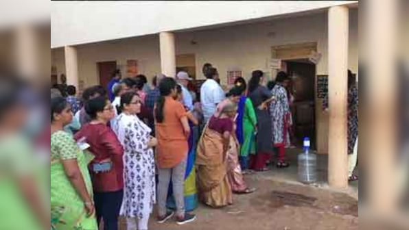 Voting Percentage Election 2019 updates: 63.39% voter turnout till 7 pm; Gujarat sees 60.48%, polling in West Bengal at 79.36%